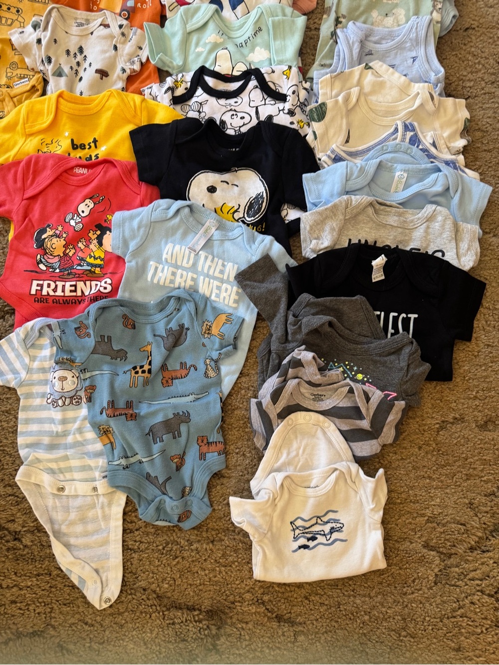 33 newborn onsies